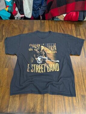 Bruce Springsteen E Street Band 2014 Concert Tour T-Shirt L